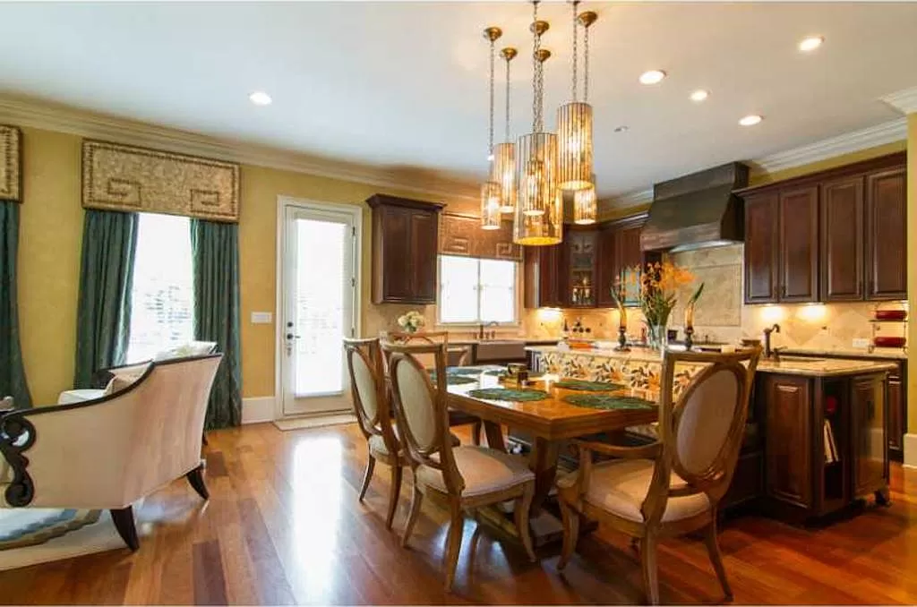 Luxury home interior prepared for an Atlanta real estate listing
